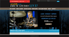 Desktop Screenshot of drumstudiolive.com